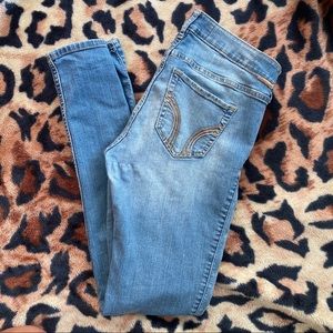 Hollister Co. light blue skinny jeans